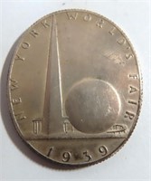 Sterling Silver: 1939 New York World's Fair Token