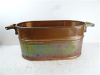 Vintage Style Large Copper Boiler with Handles