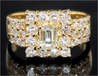 18kt Gold 1.40 ct Brilliant Natural Diamond Ring