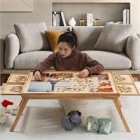 TEAKMAMA 1500pcs Puzzle Table  34 X 26.3in