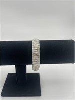 .925 Sterling Bracelet - Flexible Bangle - 9”