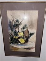 20th C. Mercy Metherate Watercolor Painting