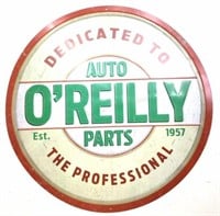 O’reilly Auto Parts Tin Advertising Sign