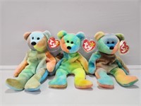 Beanie Babies:Garcia Bears(3)