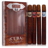Fragluxe Cuba Orange Men's Gift Set Cuba Variety