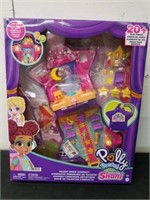 New 20 plus piece Polly Pocket playset starring