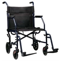 $125  Equate Steel Folding Transport Wheelchair wi