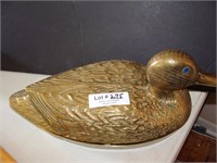 Brass Duck - holds misc. items