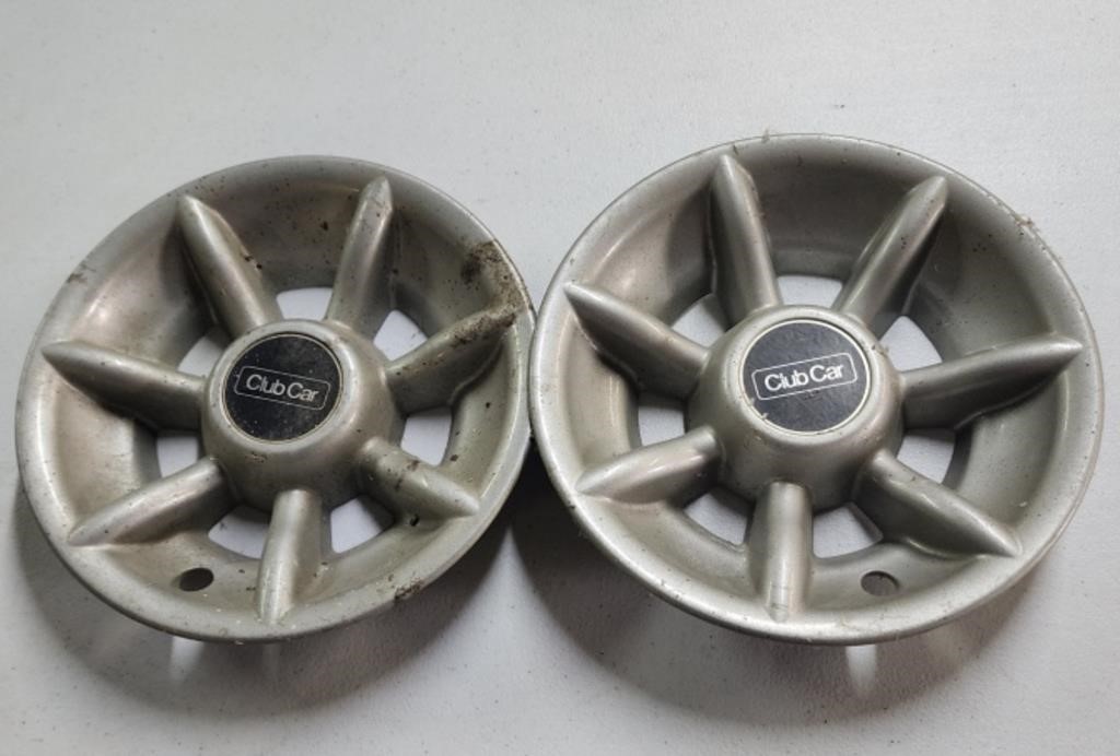 2 Club Car Hub Caps