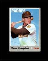 1970 Topps #639 Dave Campbell VG to VG-EX+