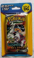 2 Sealed Pokemon Booster Sun & Moon Cosmic Eclipse