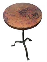 Mexican Wrought Iron Side Bistro Table