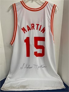 Autographed Slater Martin Jersey