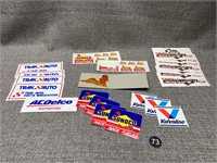 Collection of Vintage Auto Related Stickers