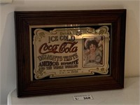 Coca-Cola Advertisment Wall Mirror