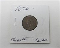 1876 INDIAN HEAD CENT:
