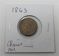 1863 INDIAN HEAD CENT: