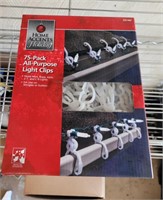 75-pack of all purpose light clips