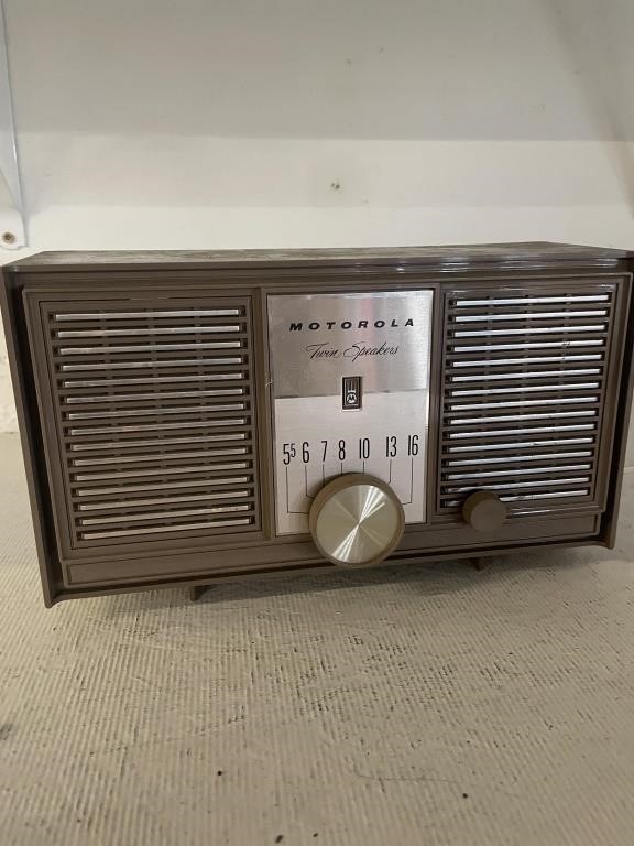 Vintage Motorola Twin Speaker Radio