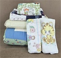 6pc Vintage Baby Blankets