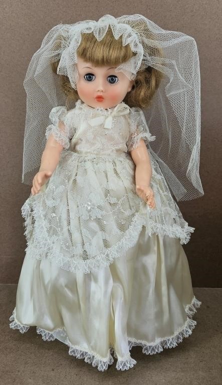 1950s Horsman Cindy 15" Bride Doll