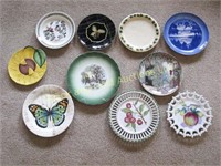 10 Novelty Decorated Plates/Saucers