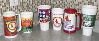 6 St. Louis Cardinals Themed Mugs/Cups