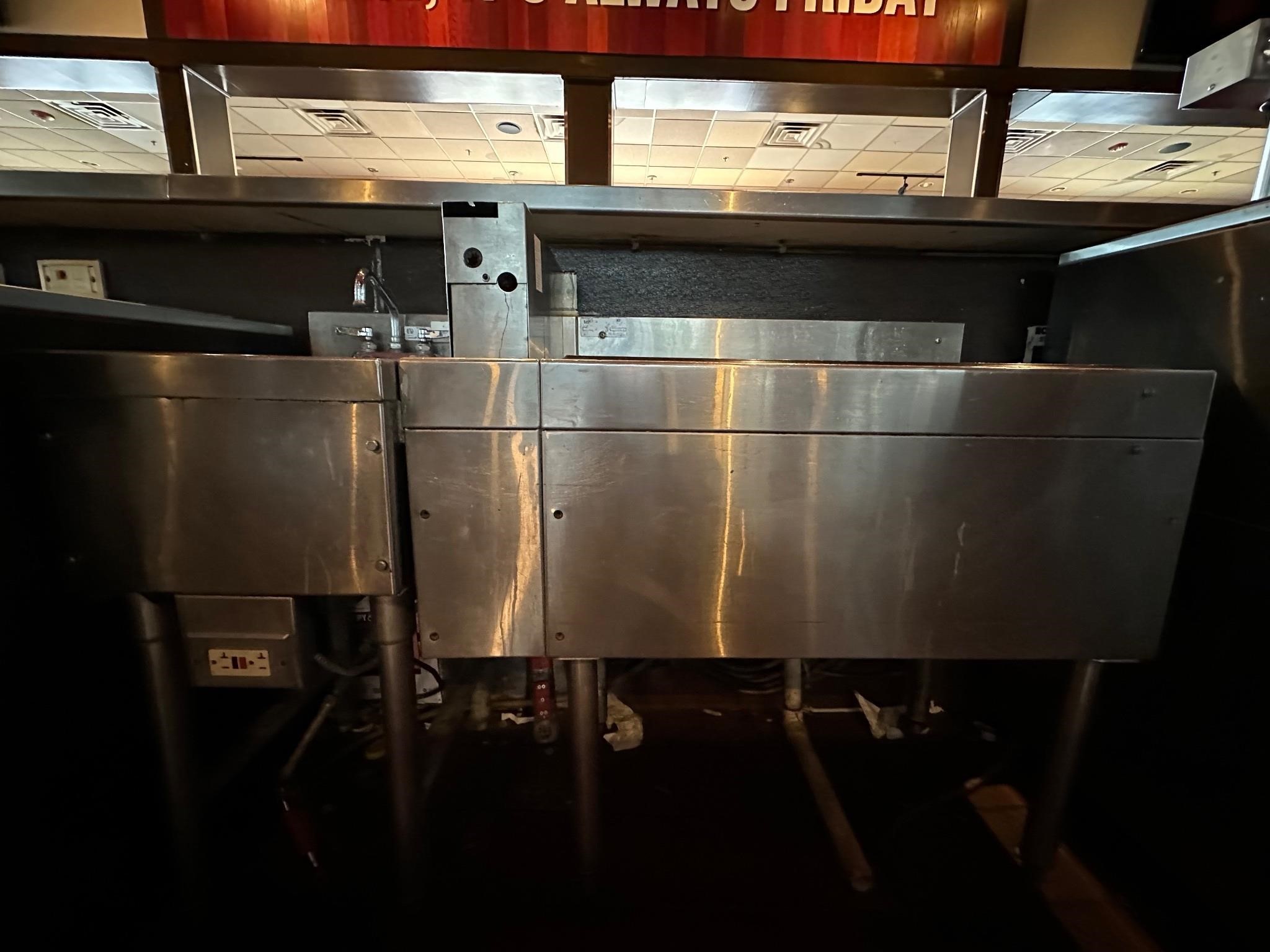 Glastender Under Bar Ice Bin/ Cocktail Unit