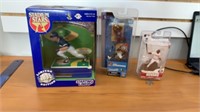 3 sports figurines