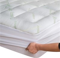 Bamboo Queen Mattress Topper  60x80 Inches