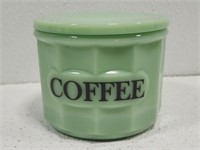 Small Gorgeous Jadeite Coffee Canister