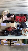 Miscellaneous shoes most are size 9, 4 purses, 2
