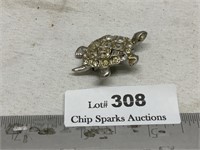 Vintage Turtle Brooch Pin