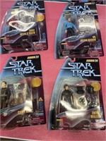 Star Trek 10th anniversary warp factor figurines,