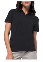 Santana Women's XXL Polo Shirt, Black