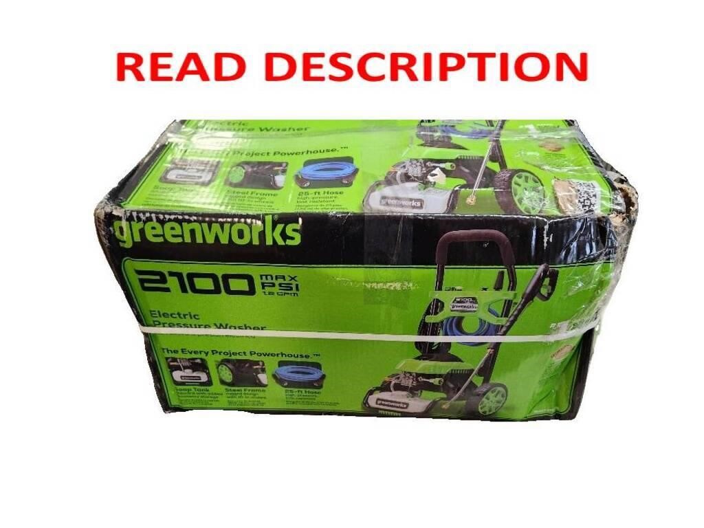 Greenworks 2100 PSI 1.2 GPM Pressure Washer