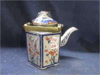 hand painted teapot
