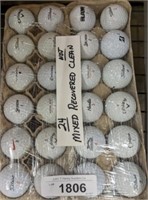 24 MIXED CLEANED BALLS