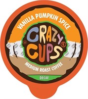 P478  Crazy Cups Vanilla Pumpkin Coffee Pods, 22 C