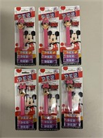 PEZ Candy Collectible, Pink Minnie Mouse, Qty. 6