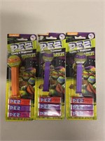 PEZ Candy Collectible TMNT, Qty. 3, Expired