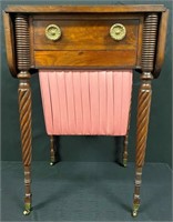 1820'S SEWING STAND ATTRIBUTED THOMAS NESBITT