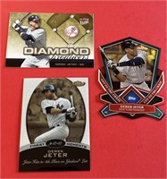 Derek Jeter 3 Card Lot of Inserts Yankees