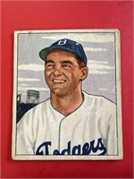 1950 Bowman Rex Barney Card #76