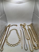 CHAIN NECKLACE LOT OF 8