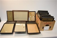 LOT OF ASSORTED PICTURE FRAMES - APPROX. 40