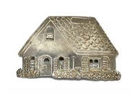 Sterling silver house pin, signed, approx. 2" L.,