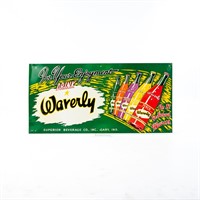 Tin Embossed "Waverly" Soda Pop Beverage Sign