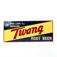 "Twang" Root Beer Soda Tin Sign