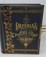 Imperial Postage Stamp Album c1898 w/ Stamps-Q